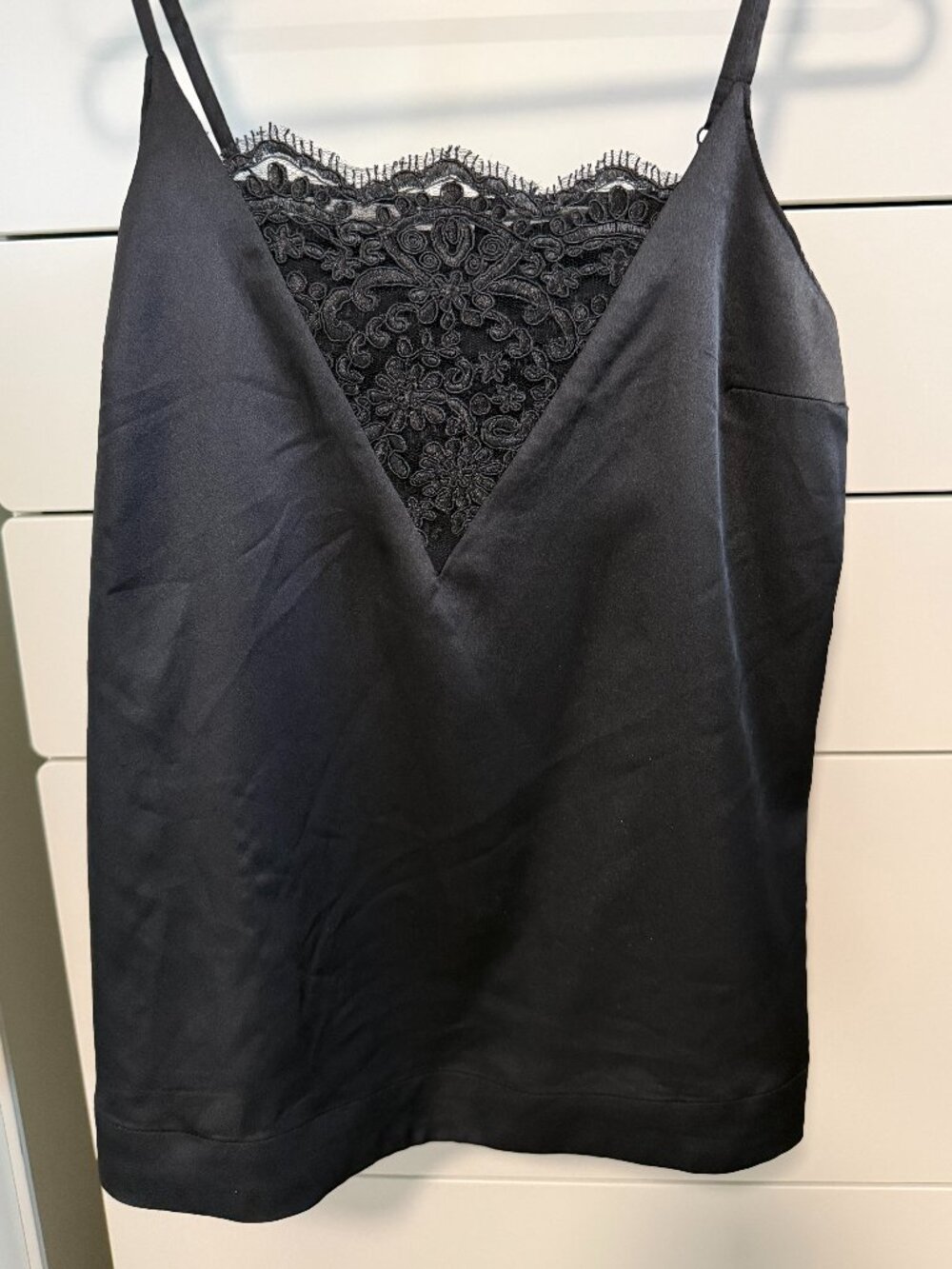 Lace Satin Cami Top